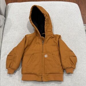 Carhartt Tan Hooded Jacket